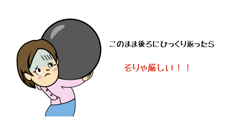 重い荷物を背負う人