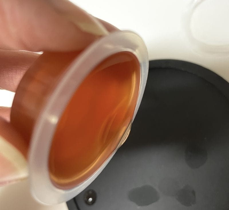 超うま蜜の液垂れ
