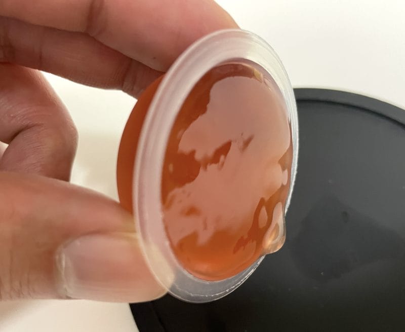 サムライの液垂れの様子